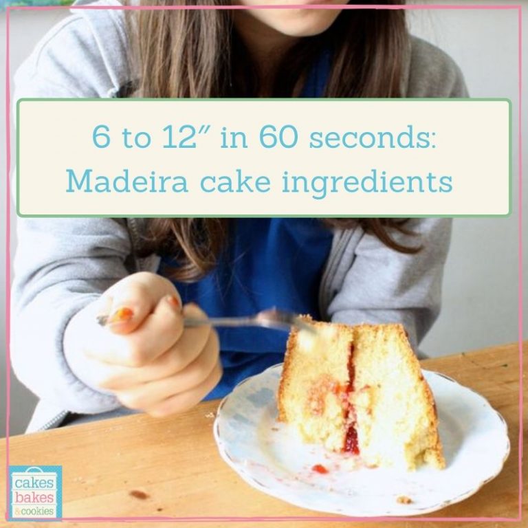 8″ Madeira Cake Recipe