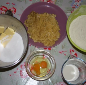 Banana bread ingredients