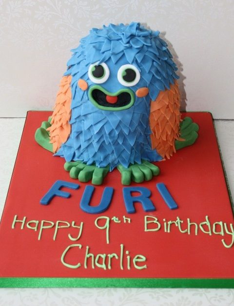 Moshie Monster Birthday Cake