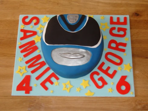 Power Ranger birthday cake 