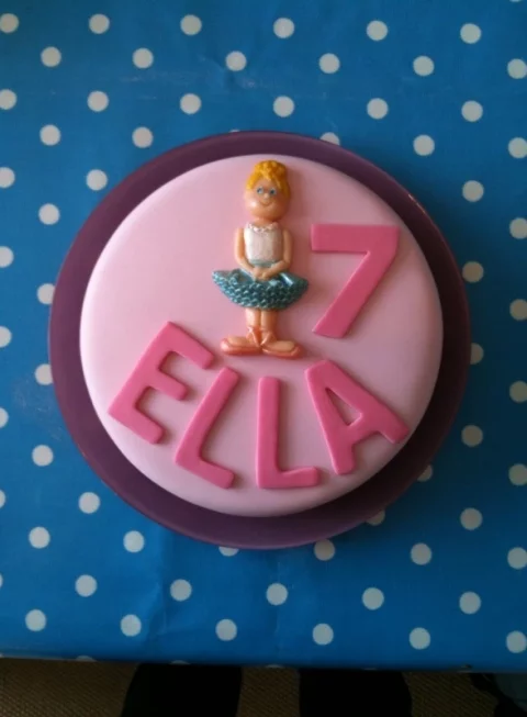 Ballerina birthday cake