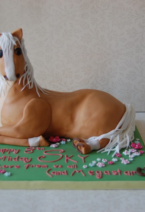 Twitter and the horse birthday cake