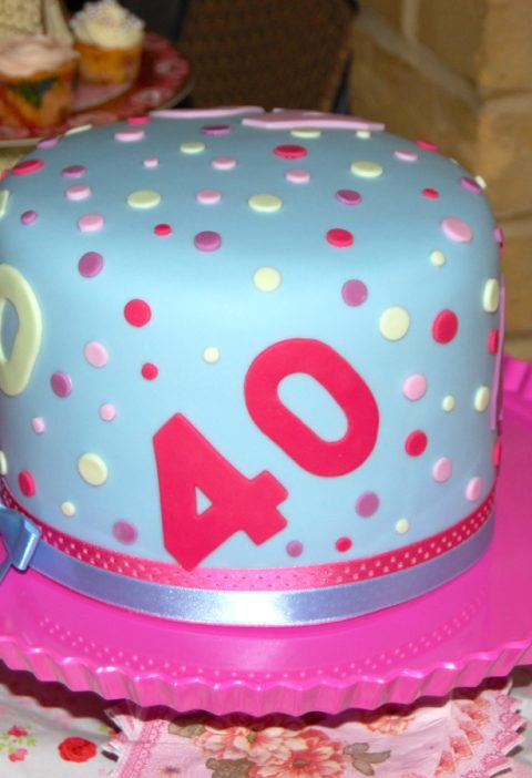 40th Birthday cake ...,