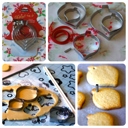 Stepwise guide to bauble cookies