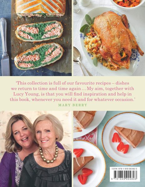 At Home Cookbook with Mary Berry and Lucy Young book jacket