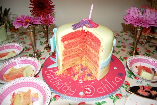 Dahlia Birthday cake