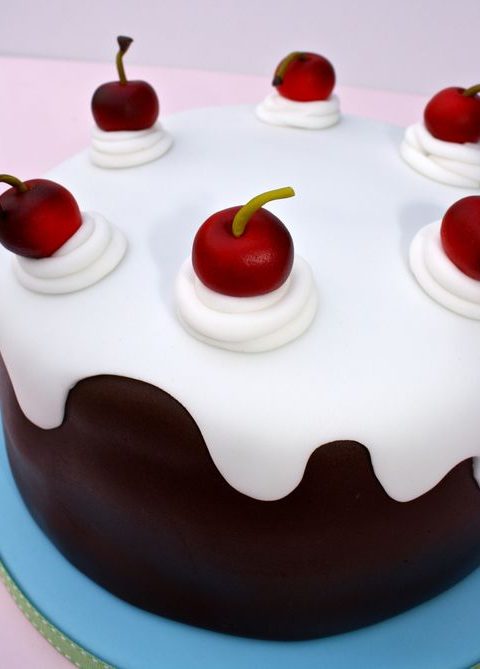 The Black Forrest Gateau decorated cake