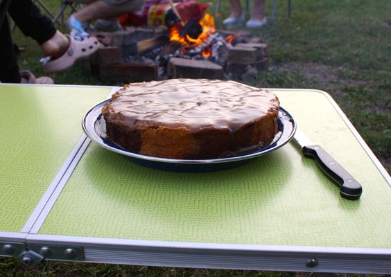 Inspired Recipes : Stork Salted Caramel Marble cake