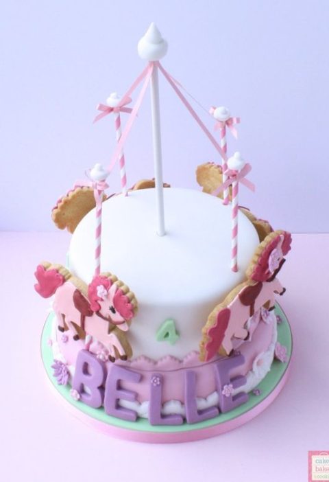 Round and round we go: Creating magic with a merry-go-round cake