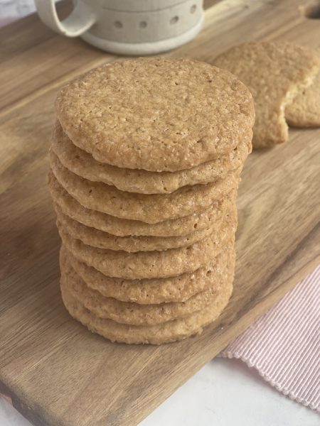 2. Whip up a batch of our delicious Vegan Digestive Biscuits and treat yourself to a satisfying snack.
