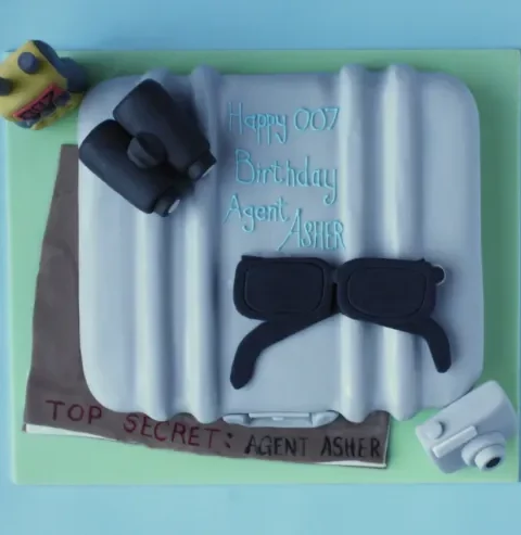 Spy Cake for Agent Asher