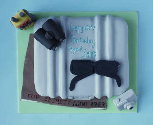 Spy Cake for Agent Asher