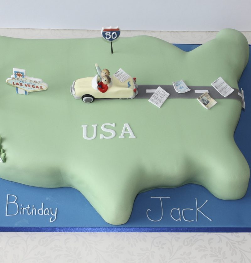 USA Birthday Cake