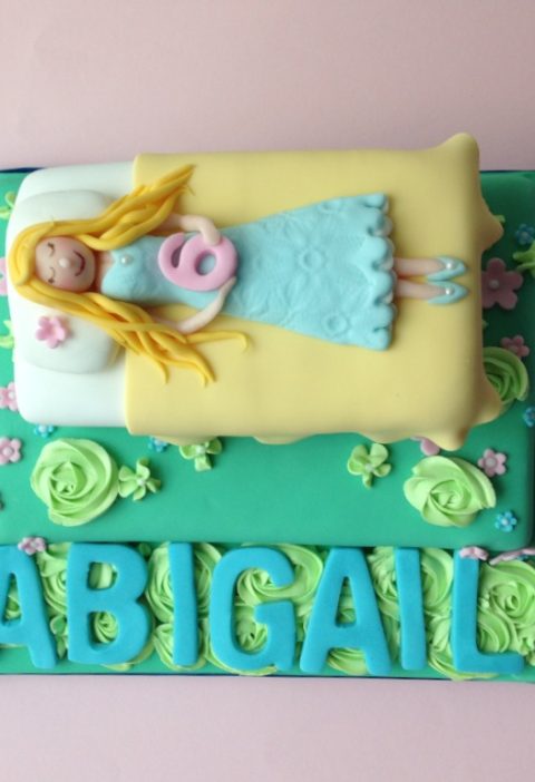 Sleeping Beauty Birthday cake