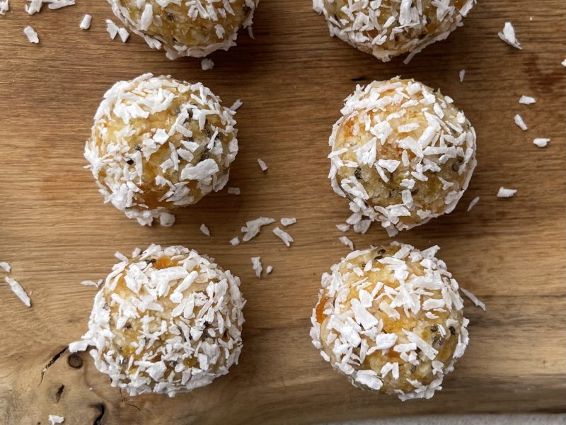 Coconut and apricot Energy Ball Recipe