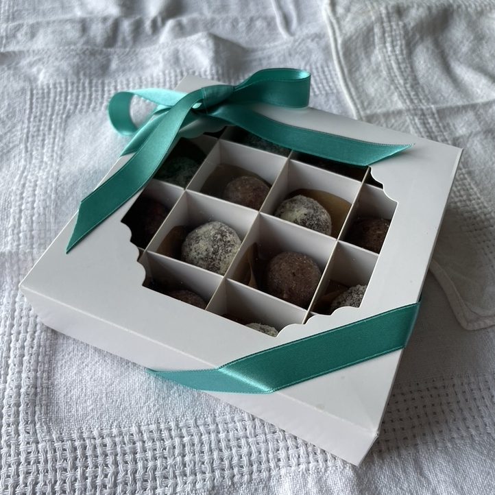 Power balls made with dried fruit and nuts. The ulitmate healthy treat