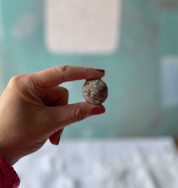 Power balls made with dried fruit and nuts. The ulitmate healthy treat